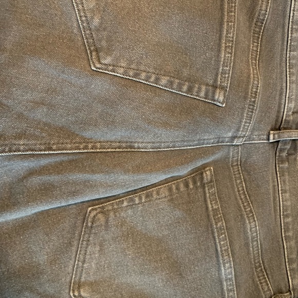 Loft Gray Button Fly High Rise Skinny Jeans - Picture 2 of 5